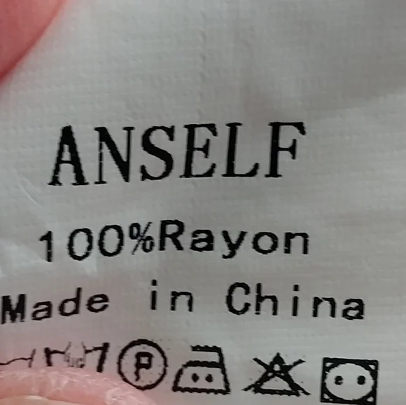 Anself White Gauze Long Sleeve Lagenlook Tiered Maxi Dress - Picture 9 of 9